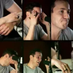 Ed Zitron en su estudio de podcast en Nueva York.