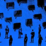 Ilustración sobre inteligencia artificial