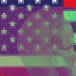 Ilustración sobre inteligencia artificial y competencia tecnológica.