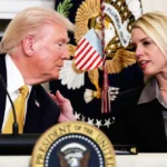 Donald Trump durante un acto público