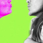 Ilustración sobre relaciones humano-IA y conflictos matrimoniales