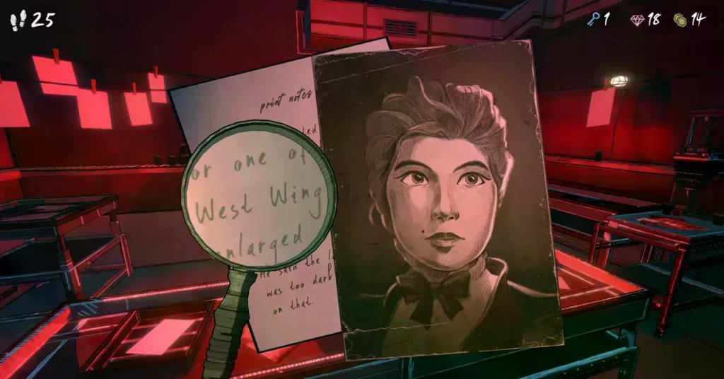 Fotograma del videojuego Blue Prince