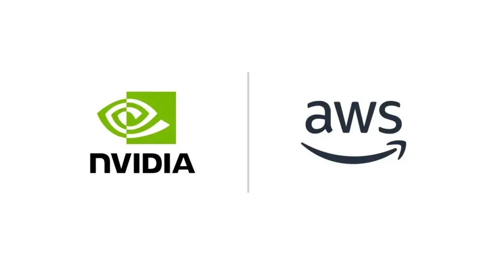 Logotipos de NVIDIA y AWS