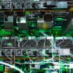 Instalación de minería de criptomonedas en Texas.