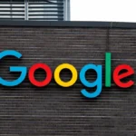 Logotipo de Google en una pantalla