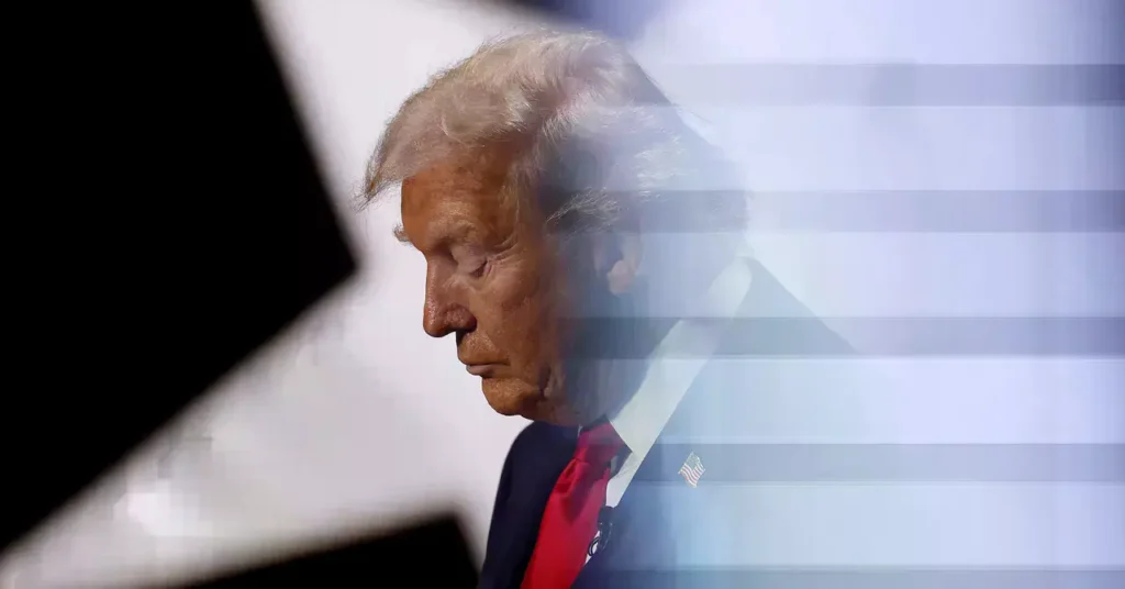 Fotografía de archivo del presidente Donald Trump