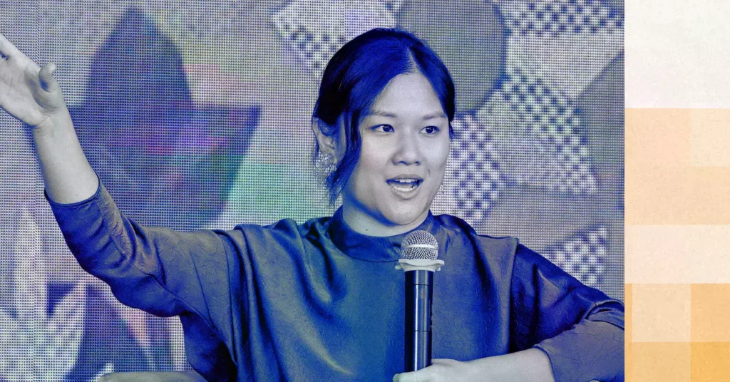 Ilustración sobre el consumo de agua y los centros de datos.