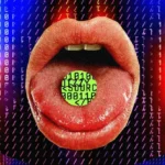 Ilustración conceptual de un chatbot bajo los efectos de un código que simula drogas.