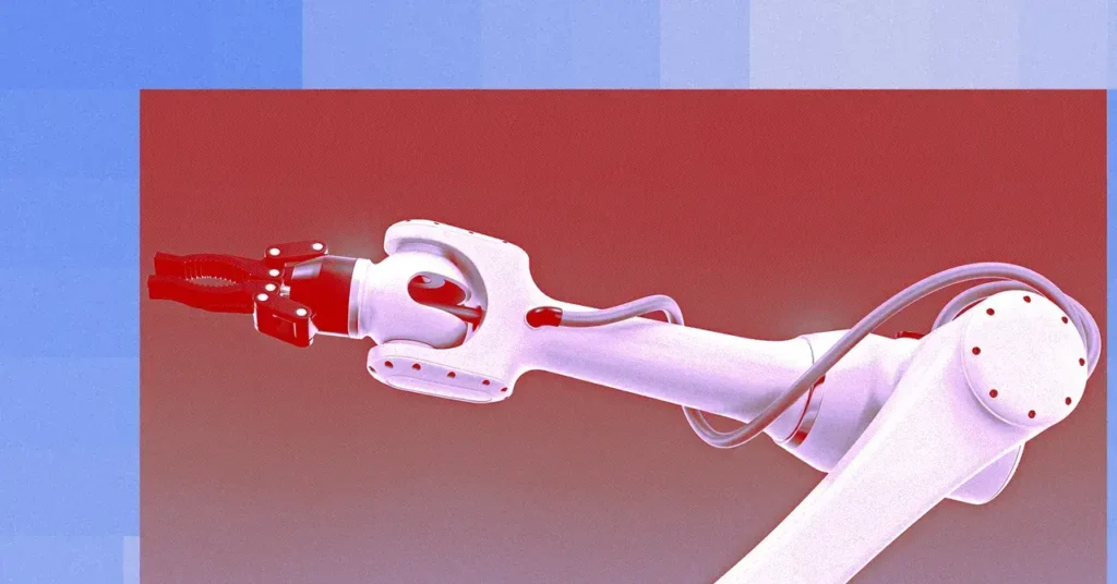 Ilustración sobre predicciones de IA para 2026.