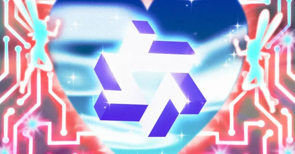 Ilustración conceptual sobre la competencia de modelos de IA.